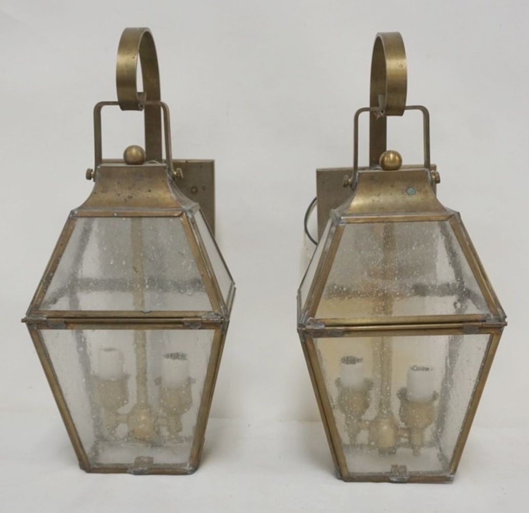 BRASS PORCH LANTERNS (1 of 2)