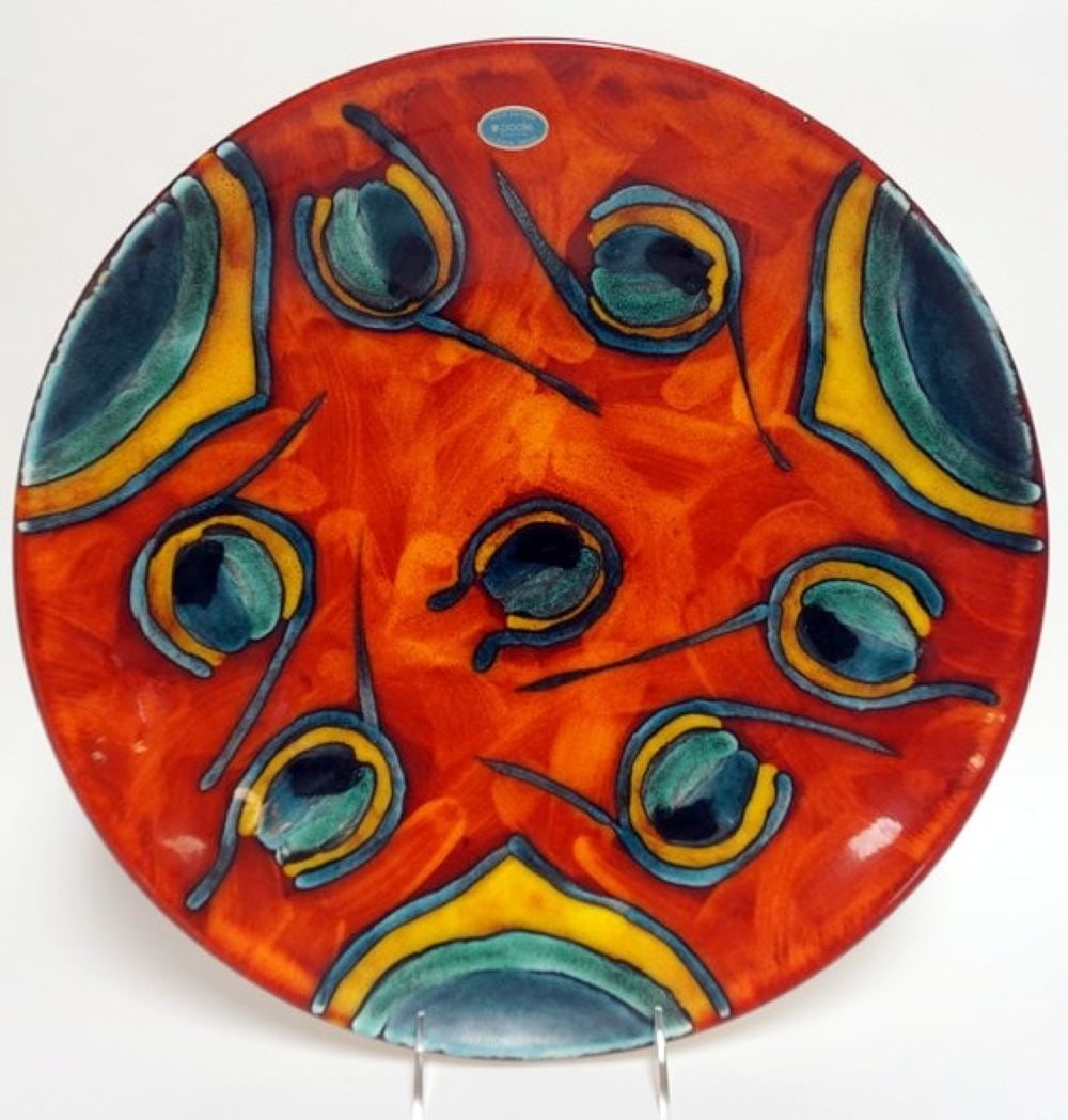 POOLE POTTERY HAND PAINTED CHARGER (1 of 6)