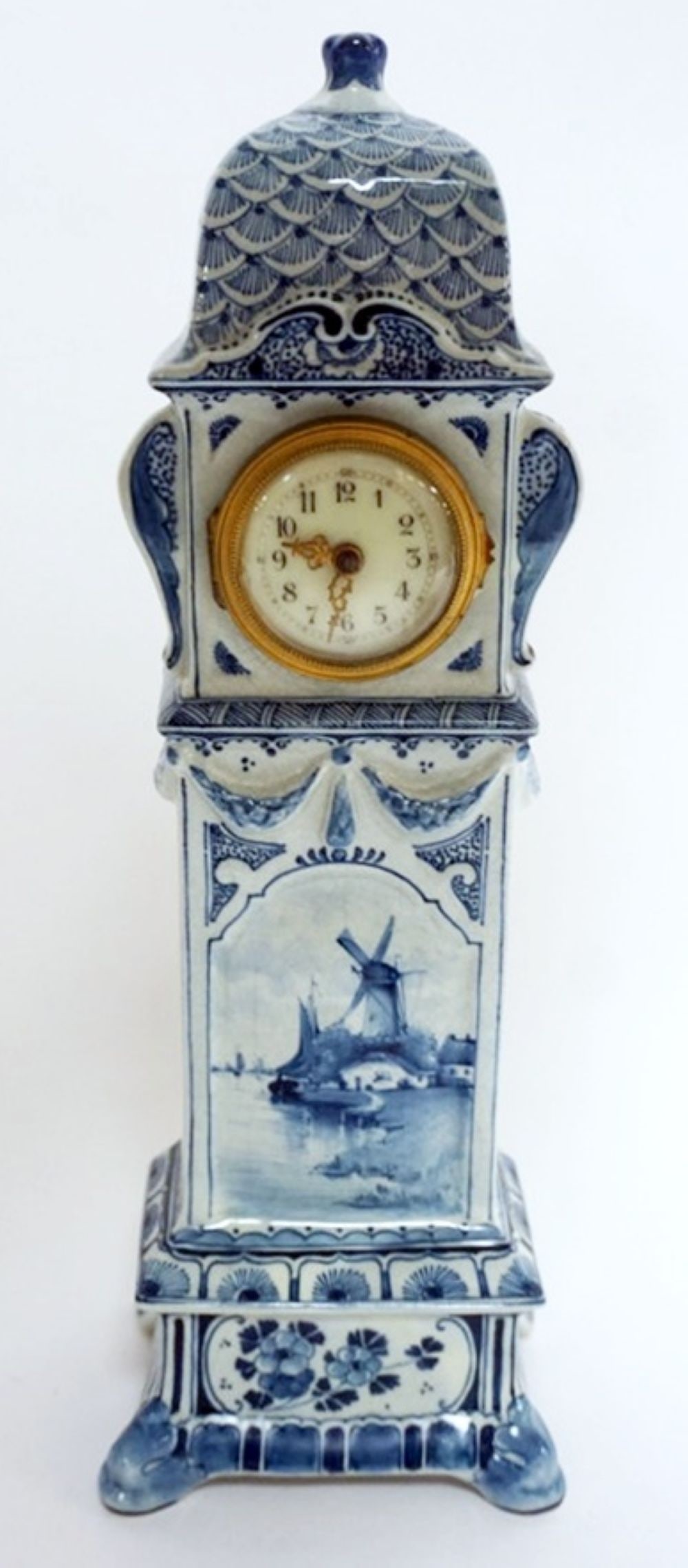 RARE DELFT CLOCK (1 of 6)