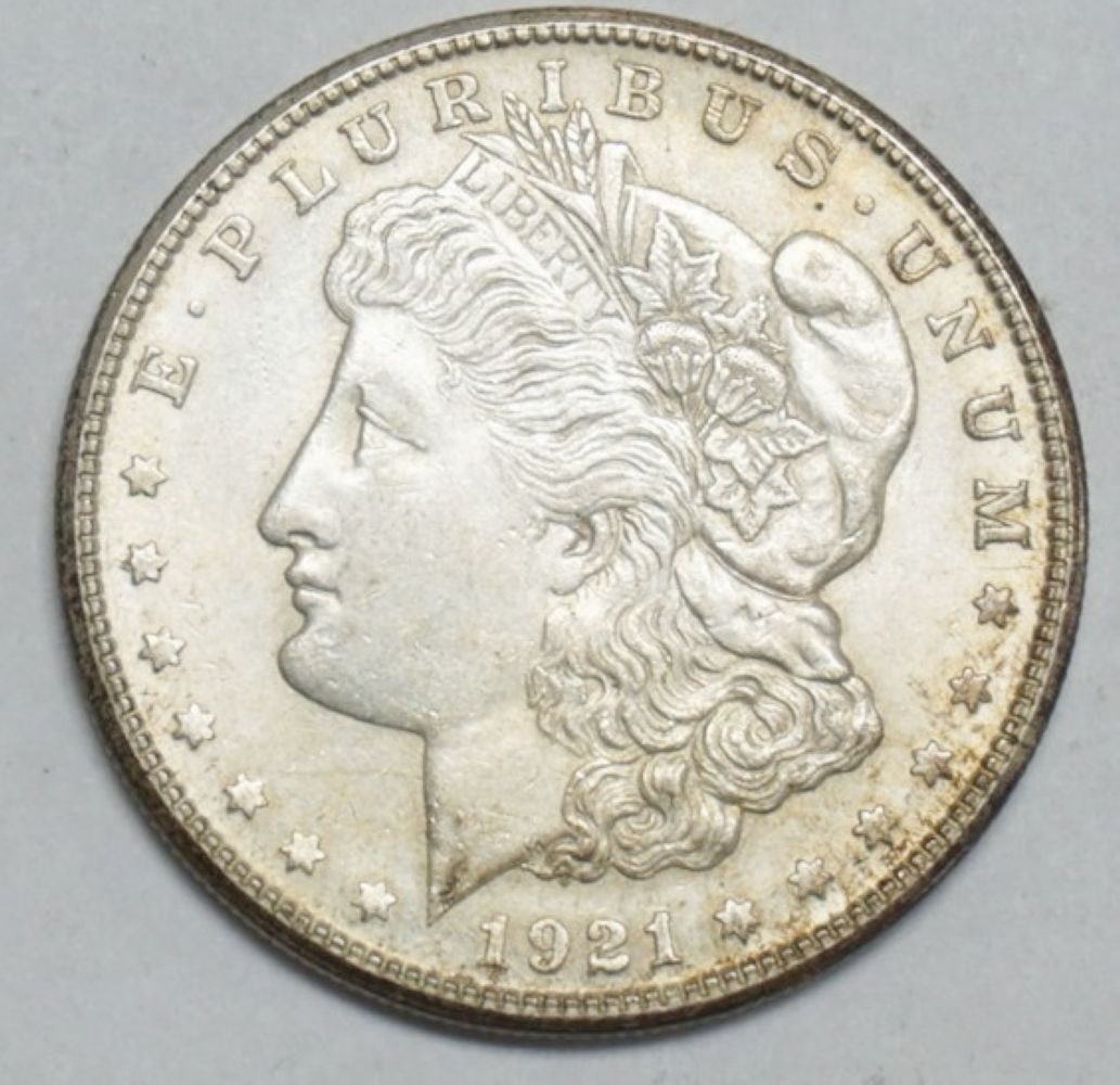 1921 MORGAN SILVER DOLLAR (1 of 4)