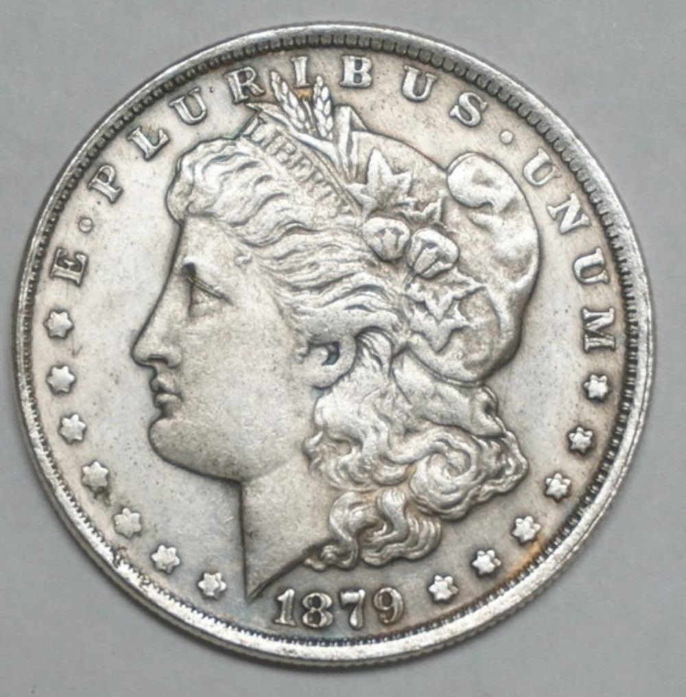 1879 MORGAN SILVER DOLLAR CC CARSON CITY MINT MARK (1 of 4)