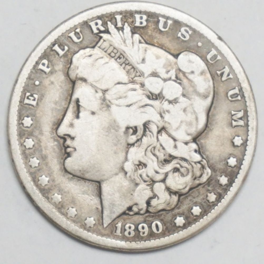 1890 MORGAN SILVER DOLLAR CC CARSON CITY MINT MARK (1 of 3)