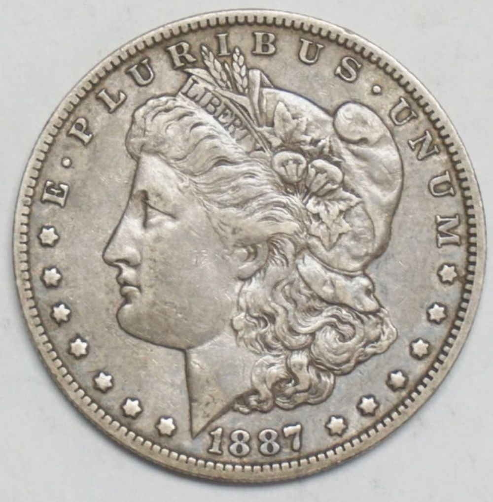 1887 MORGAN SILVER DOLLAR O MINT MARK: 1887 MORGAN SILVER DOLLAR O MINT MARK