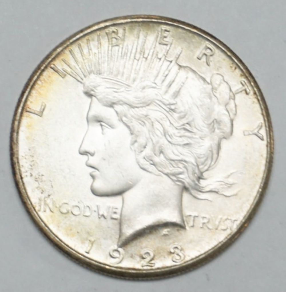 1923 PEACE SILVER DOLLAR S MINT MARK (1 of 3)