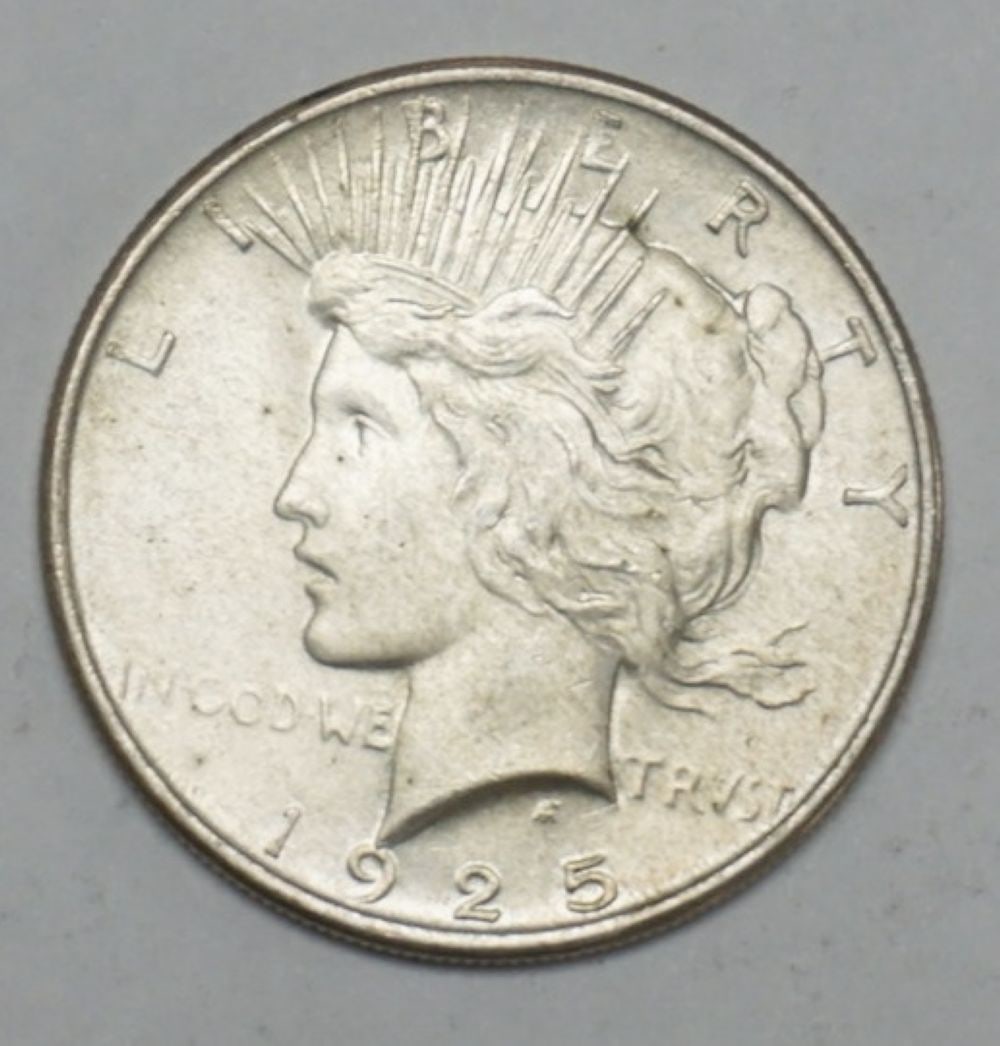 1925 PEACE SILVER DOLLAR (1 of 3)