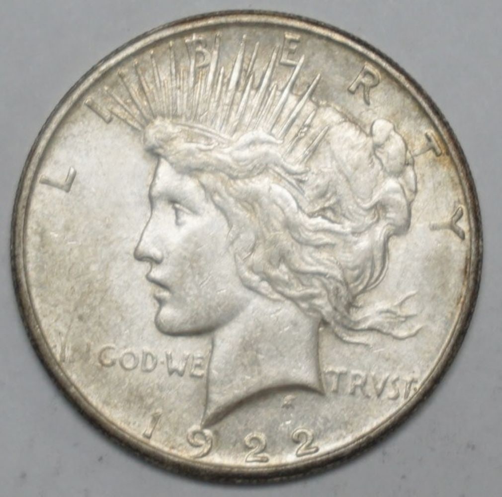 1922 PEACE SILVER DOLLAR S MINT MARK (1 of 3)