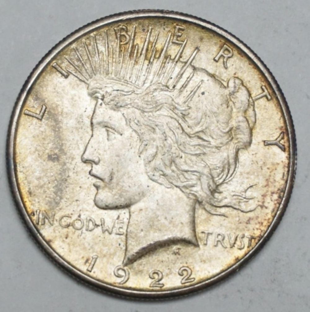 1922 PEACE SILVER DOLLAR S MINT MARK (1 of 2)