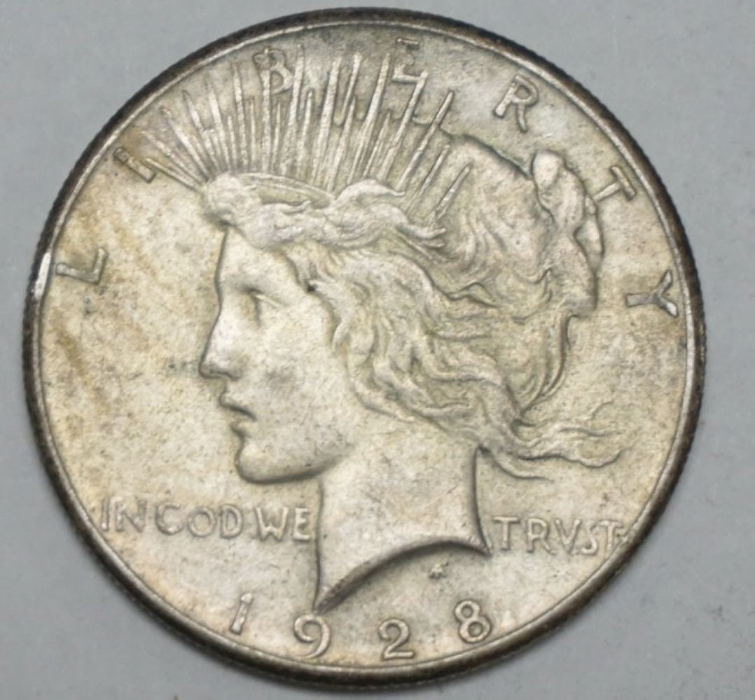 1928 PEACE SILVER DOLLAR (1 of 3)