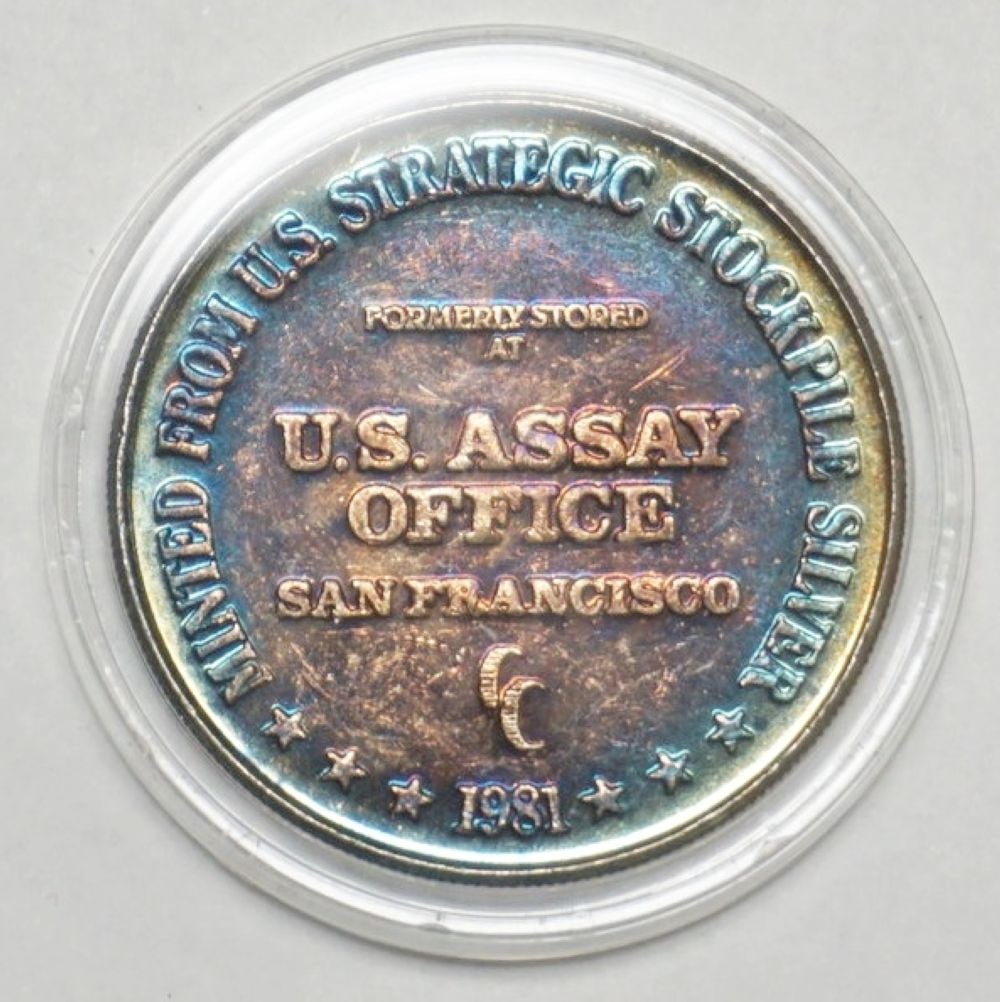 1981 SILVER COIN SANFRANCISCO (1 of 2)