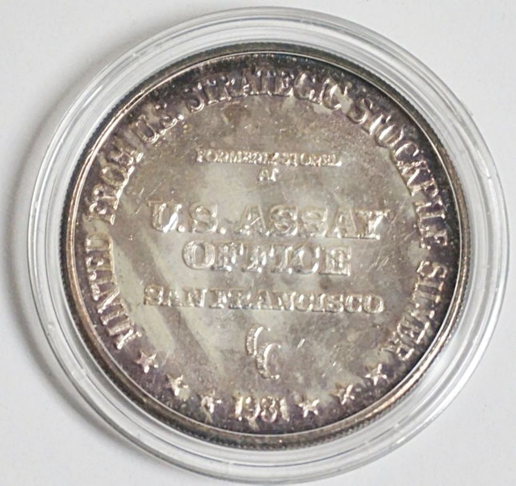 1981 SILVER COIN SANFRANCISCO (1 of 2)