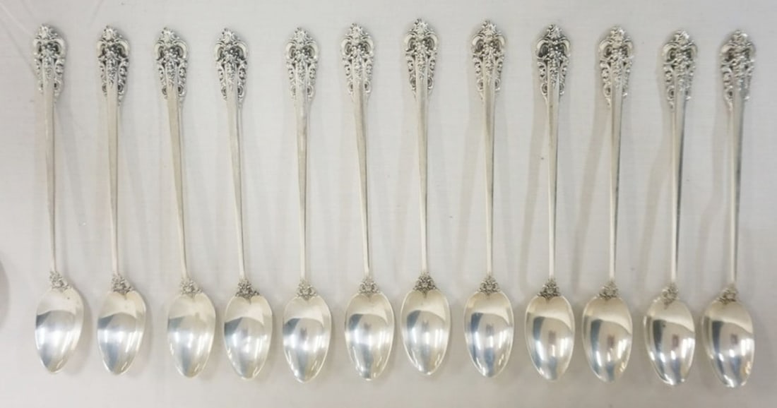 WALLACE GRANDE BAROQUE STERLING FLATWARE SET - 2