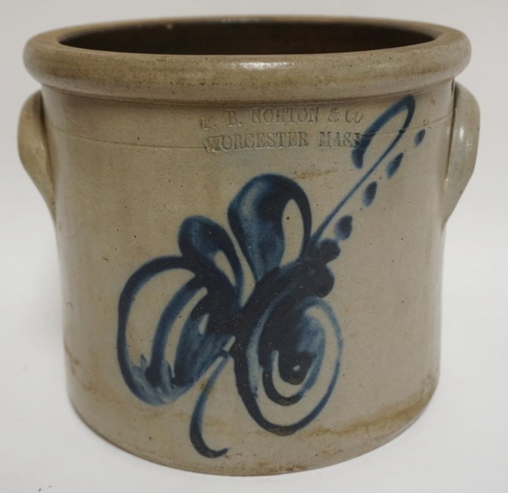 BLUE DECORATED STONEWARE (1 of 7)