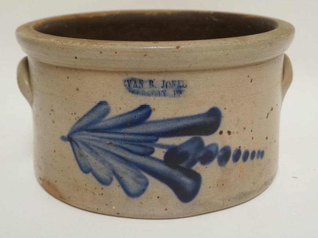 BLUE DECORATED STONEWARE (1 of 7)