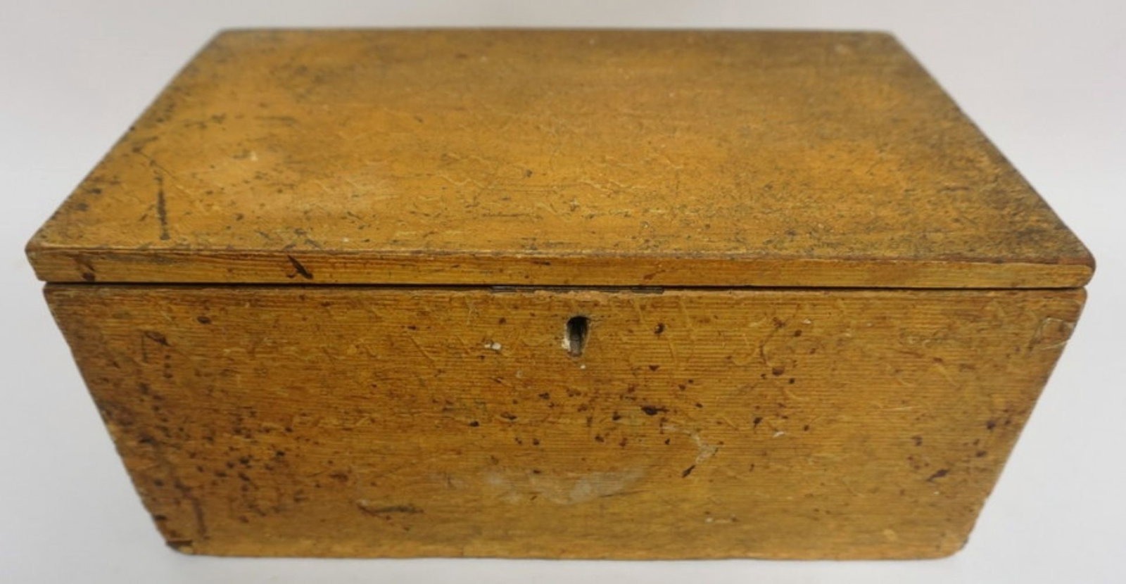PRIMITIVE GRAIN PAINTED BOX (1 of 4)