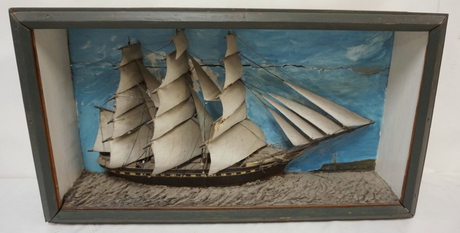 HALF HULL SAILING SHIP (1 of 4)