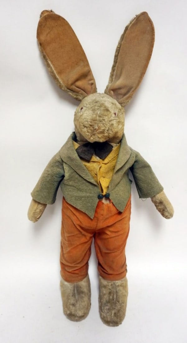 STUFFED JACK RABBIT WITH GLASS EYES (1 of 7)