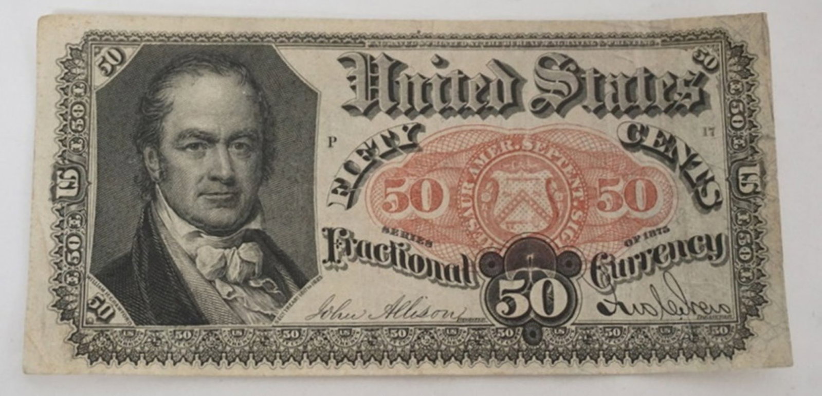 FRACTION CURRENCY: FRACTIONAL CURRENCY 1863, 50 CENTS