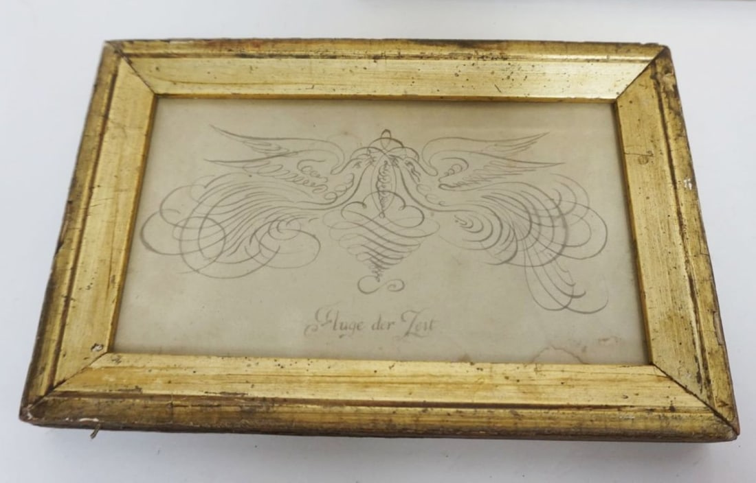 LOT 1817 WATERCOLOR, THEOREM & HAND PENMANSHIP - 3