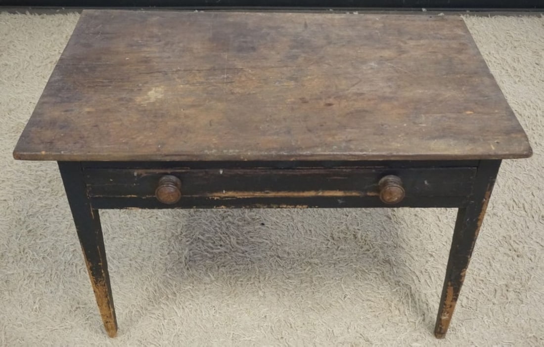 PRIMITIVE PINE WORK TABLE - 2