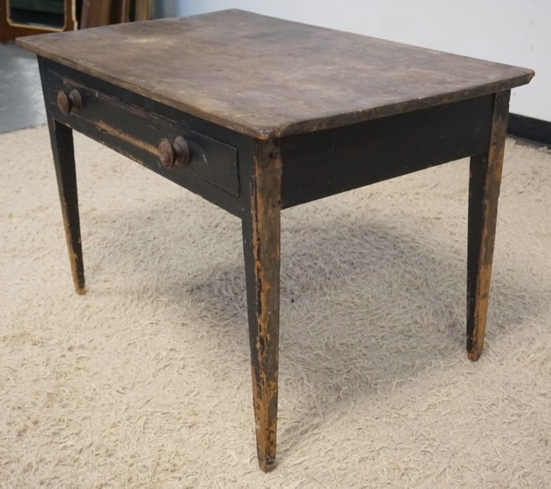 PRIMITIVE PINE WORK TABLE - 3