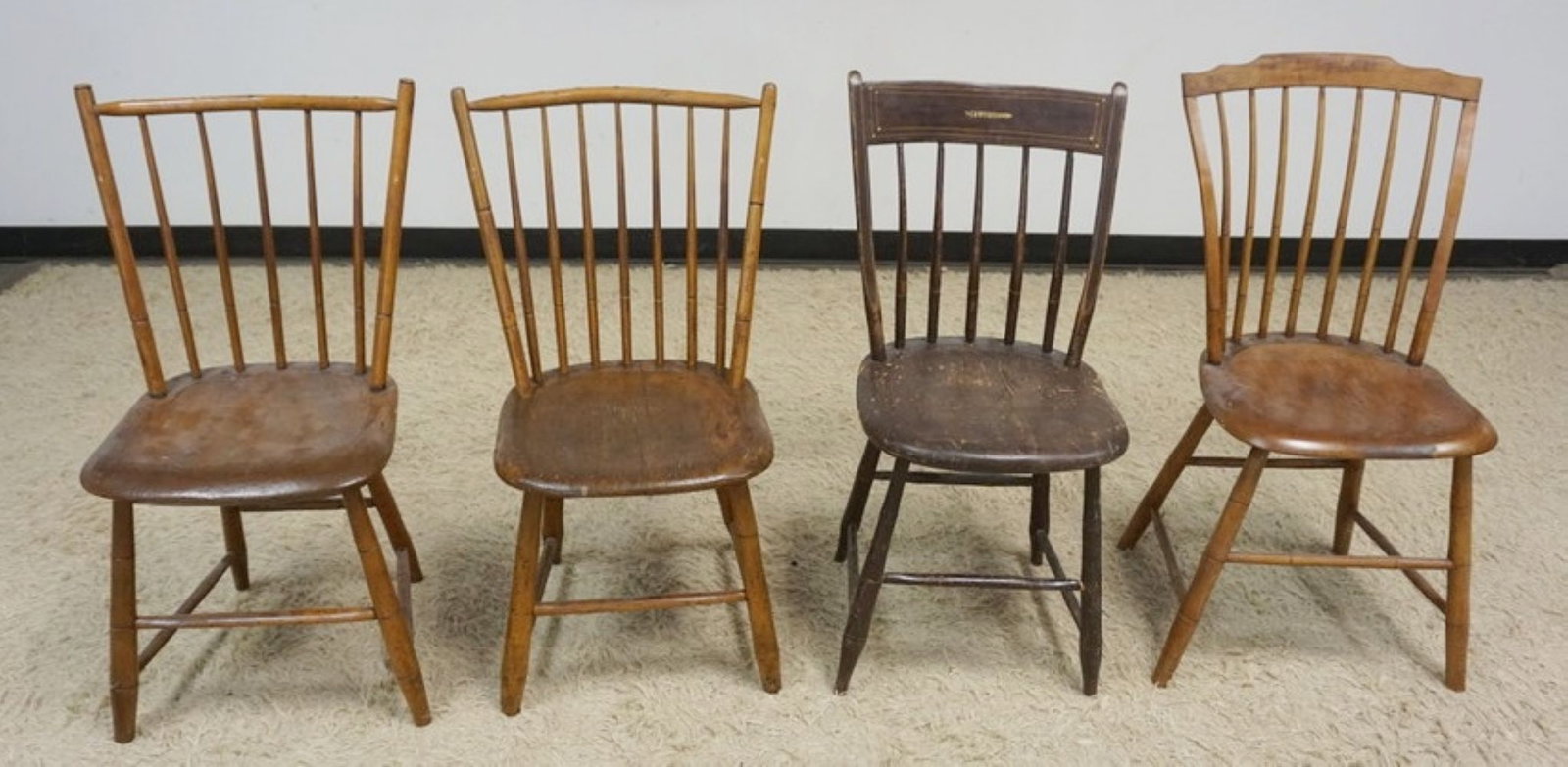 ASSORTED ANTIQUE WINDSOR CHAIRS (1 of 3)