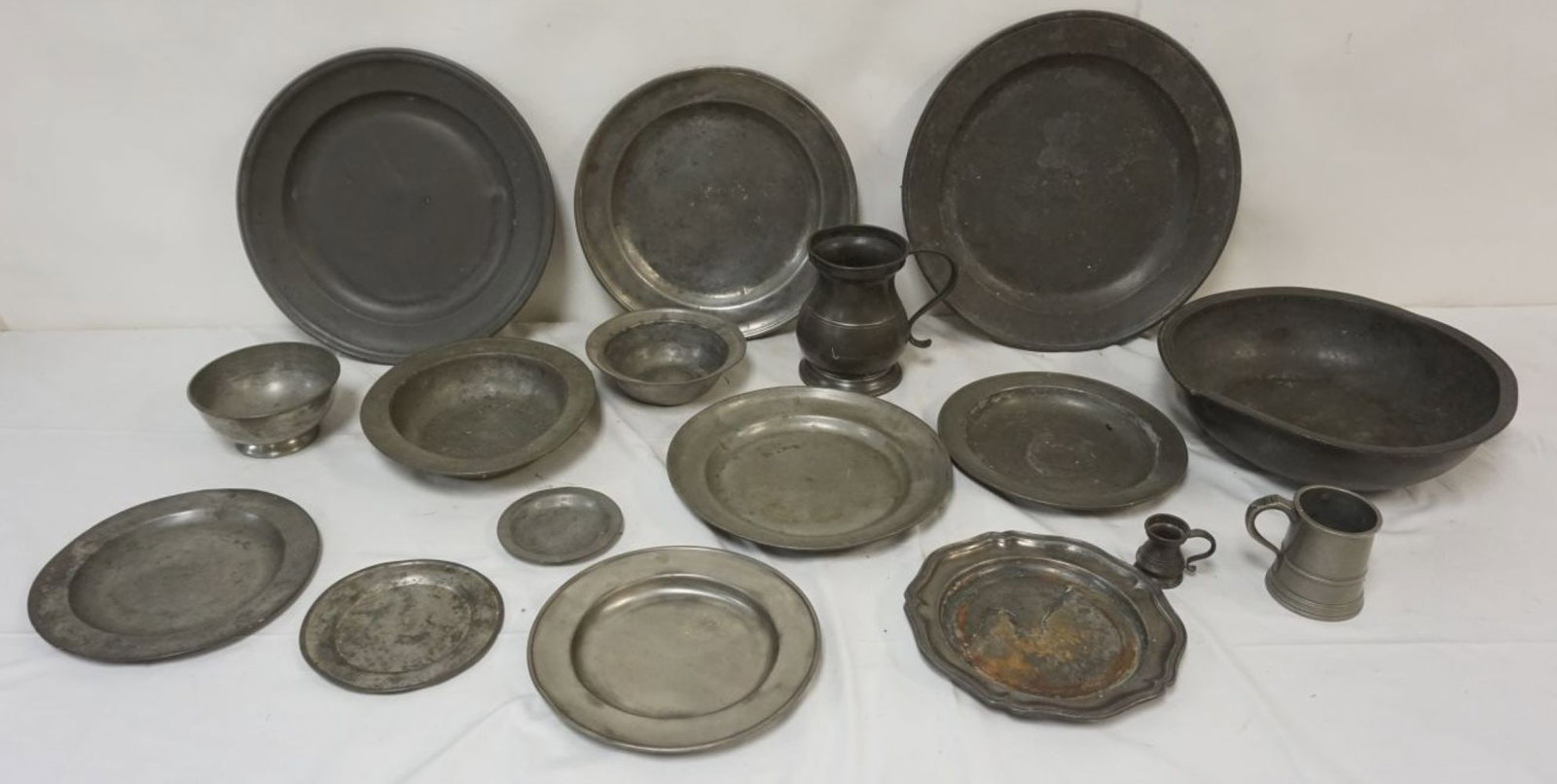 GROUP OF PEWTER (1 of 10)