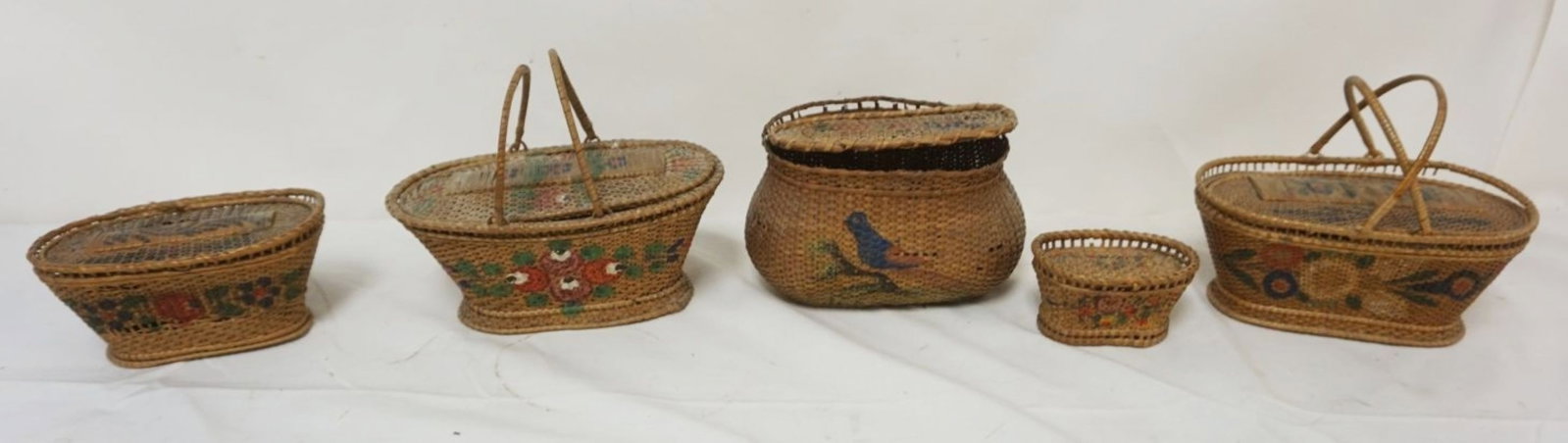 VINTAGE RICE STRAW BASKETS (1 of 10)