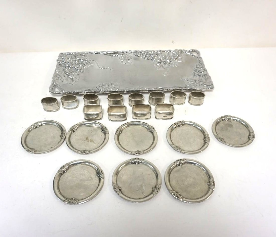 ARTHUR COURT ALUMINUM SERVING TRAY, ETC (1 of 3)