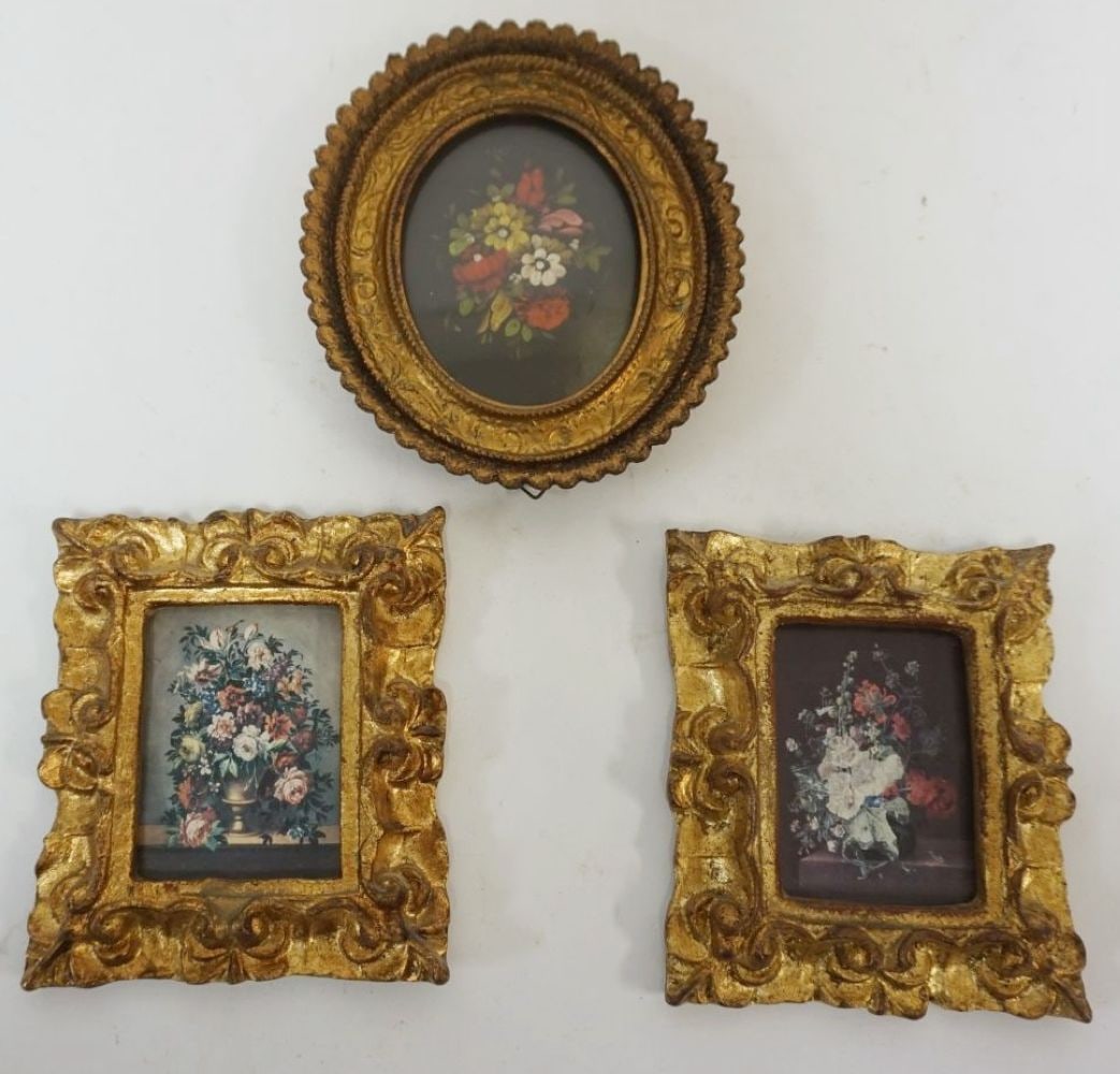 MINIATURE ITALIAN GILT FRAMES (1 of 4)
