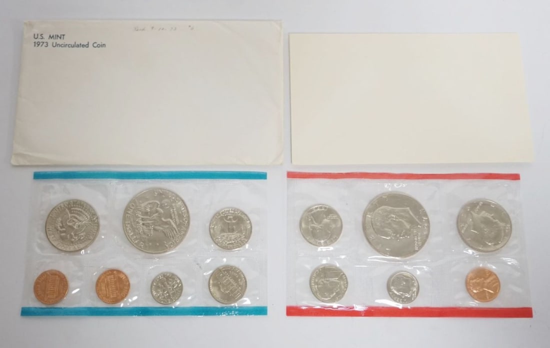 1973 UNCIRCULATED COIN SETS (1 of 3)