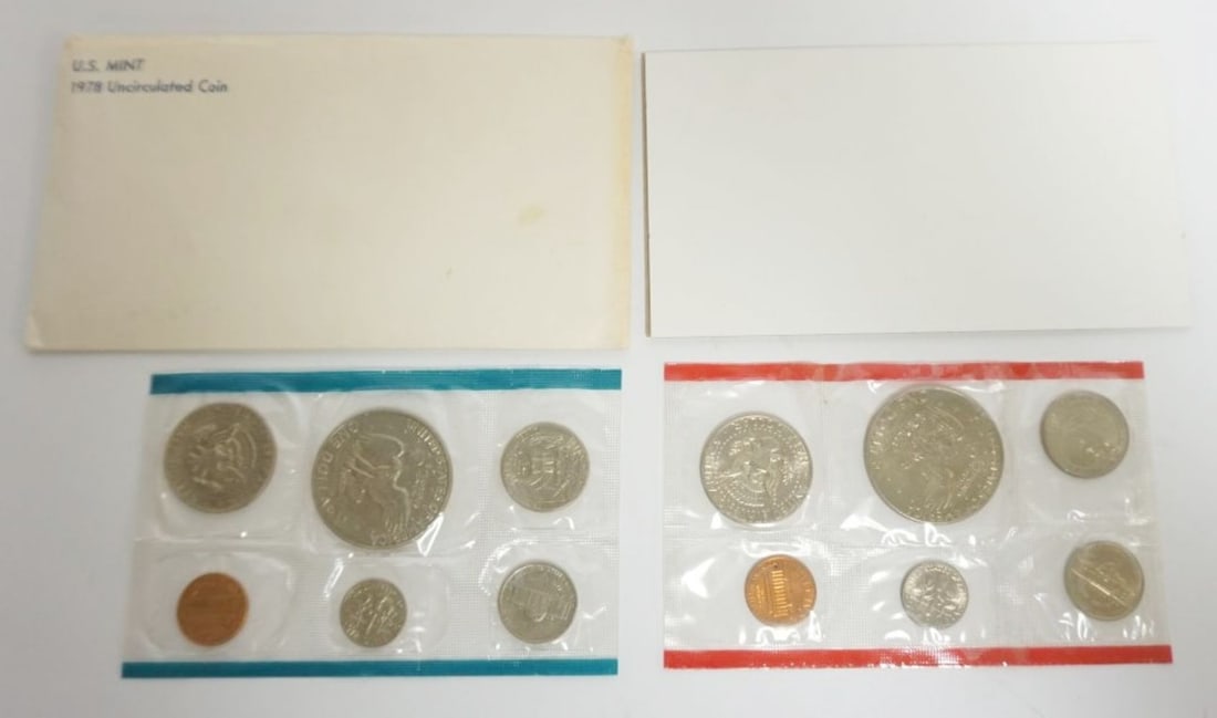 1978 UNCIRCULATED COIN SETS (1 of 4)