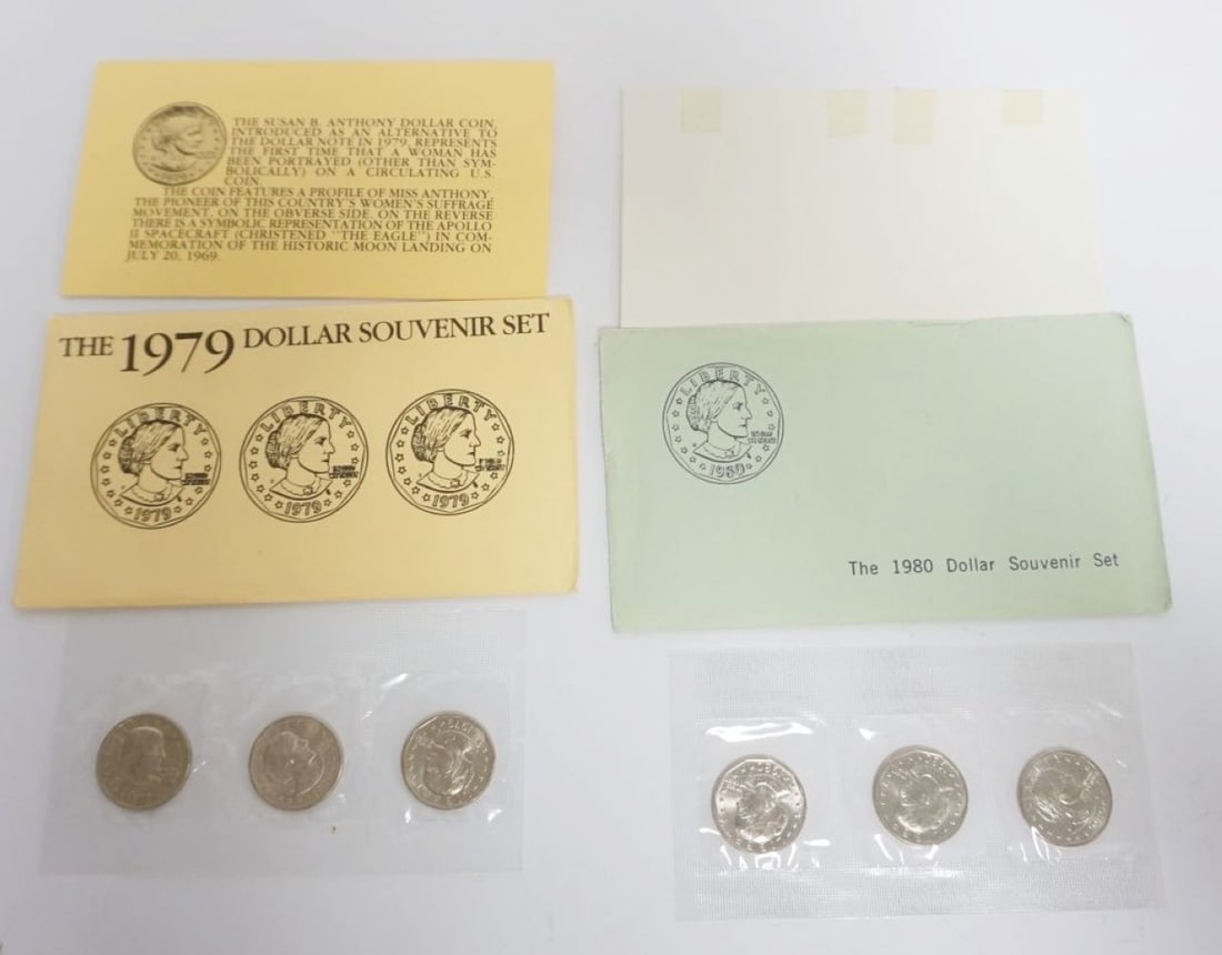 1979-1980 SUSAN B ANTHONY DOLLAR COIN SETS (1 of 4)