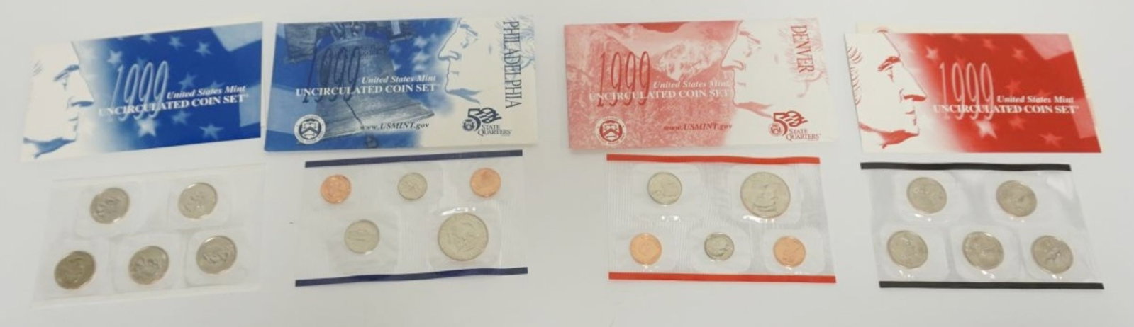 1999 UNCIRCULATED PHILADELPHIA & DENVER COIN SETS (1 of 3)