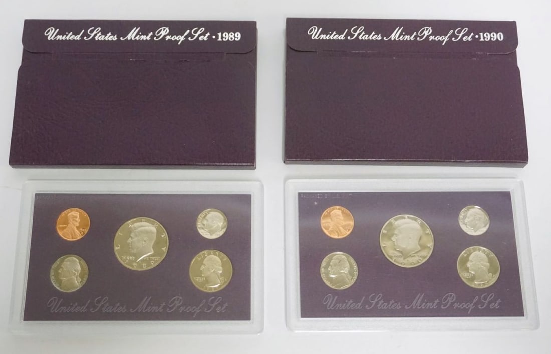 1989 & 1990 UNITED STATES PROOF SETS (1 of 3)