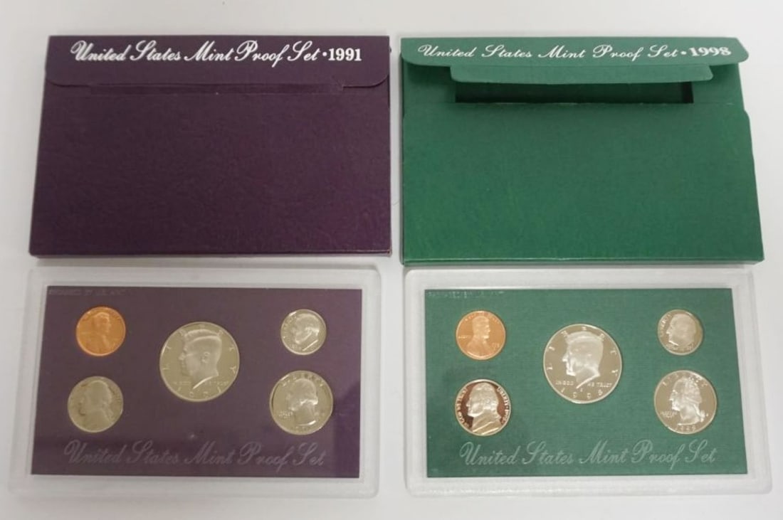 1991 & 1998 UNITED STATES PROOF SETS (1 of 3)