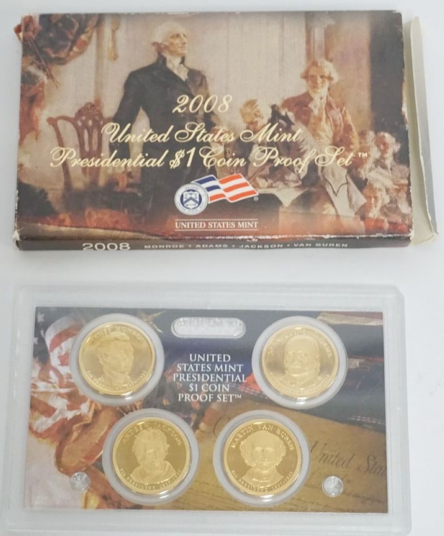 2008 PRESIDENTIAL DOLLAR PROOF COIN SET (1 of 3)