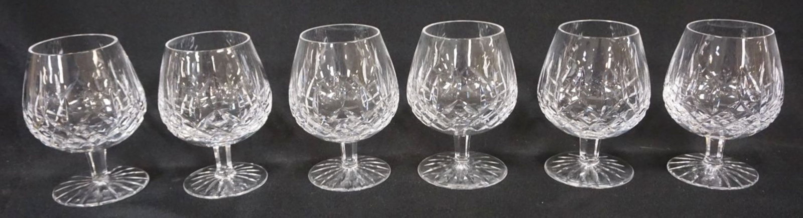 WATERFORD CRYSTAL LISMORE BRANDY GLASSES (1 of 3)