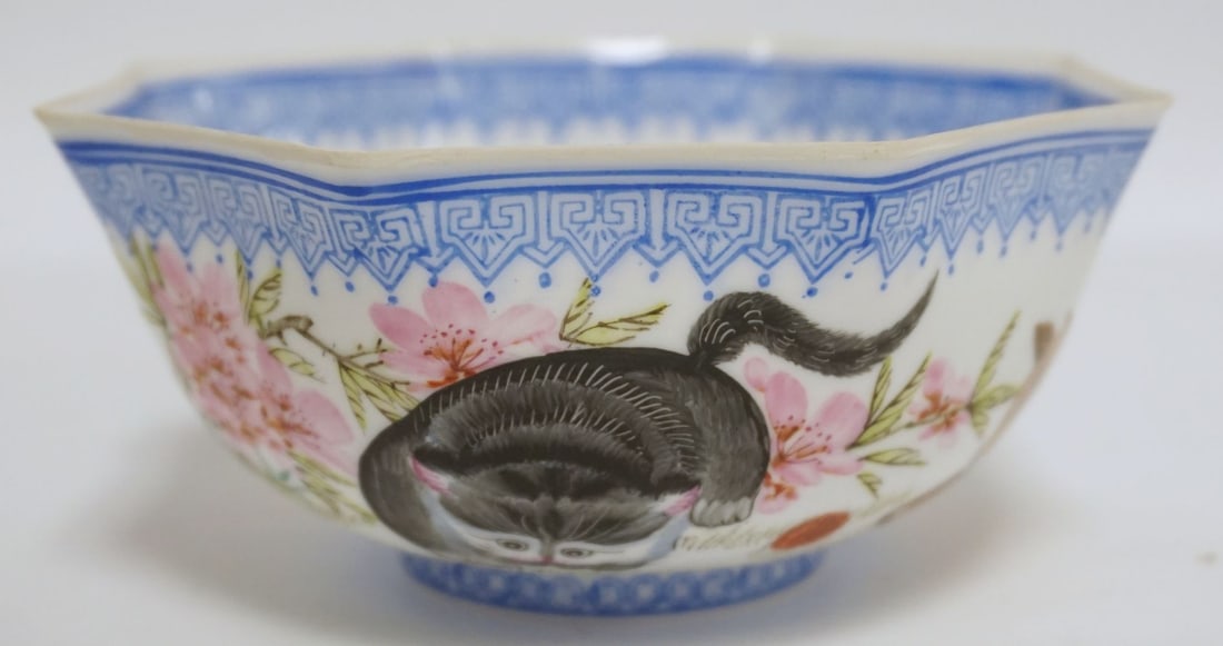 CHINESE EGGSHELL BOWL: CHINESE EGGSHELL BOWL, APPROXIMATELY 2 1/4 IN HIGH