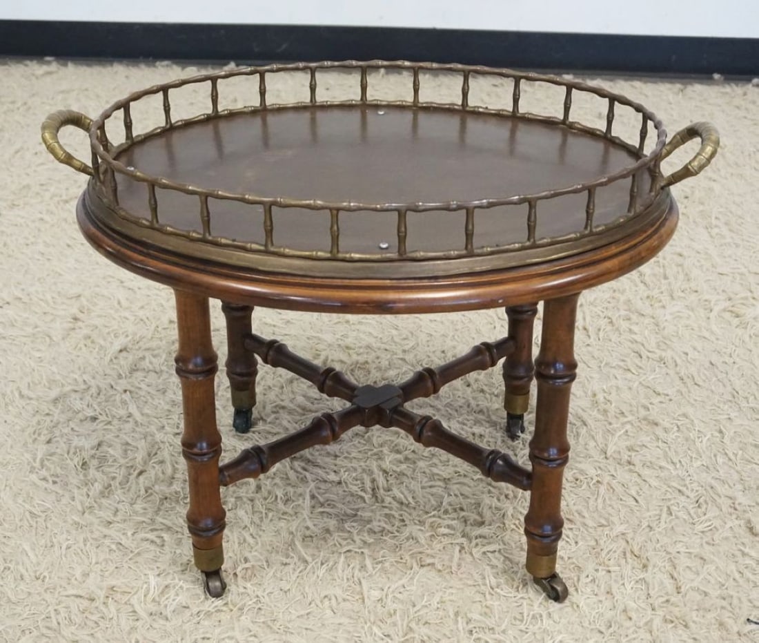 SMALL OVAL SERVING STAND (1 of 3)