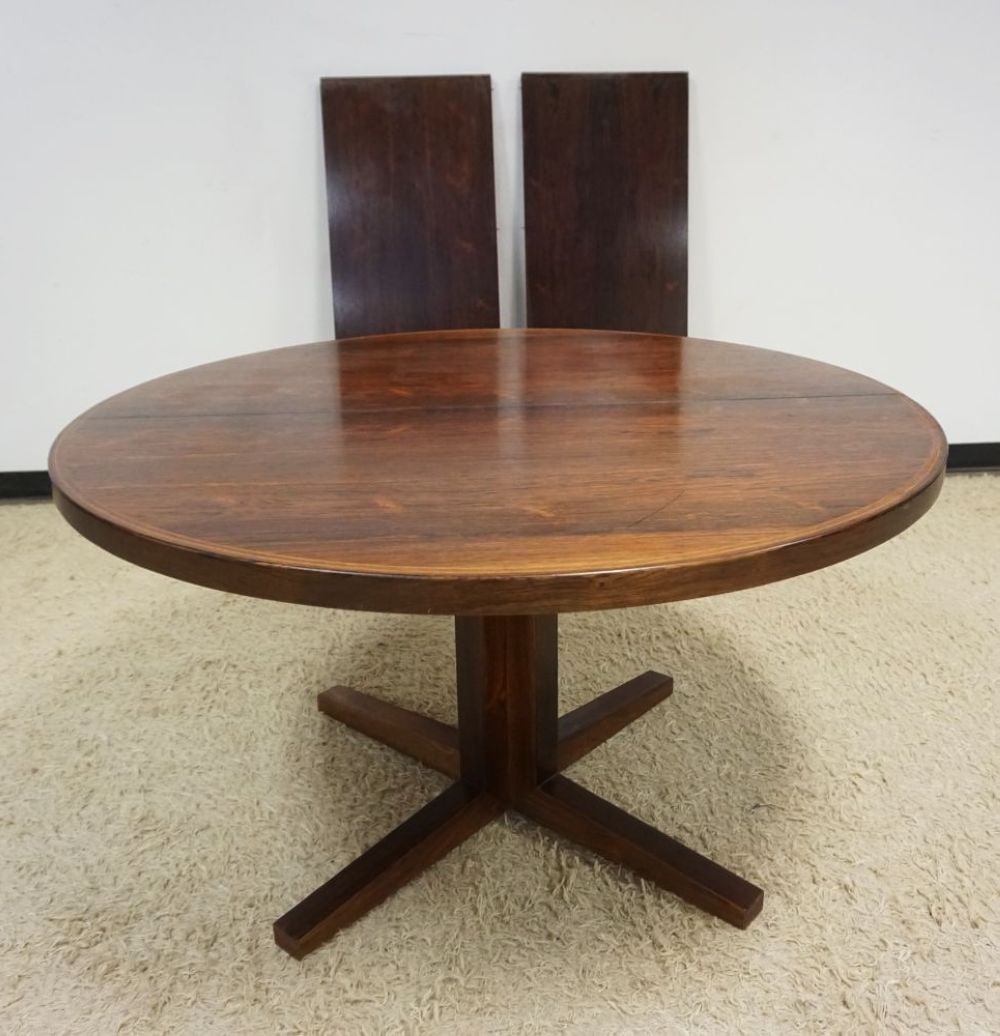 MIDCENTURY DANISH TEAK CJ ROSENGAARDEN ROUNS TABLE (1 of 6)
