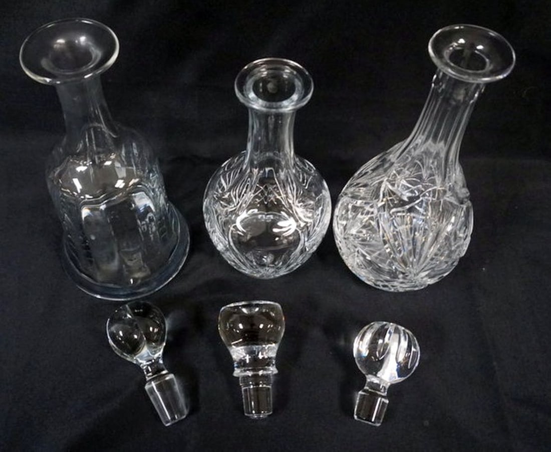 ASSORTED DECANTORS - 2