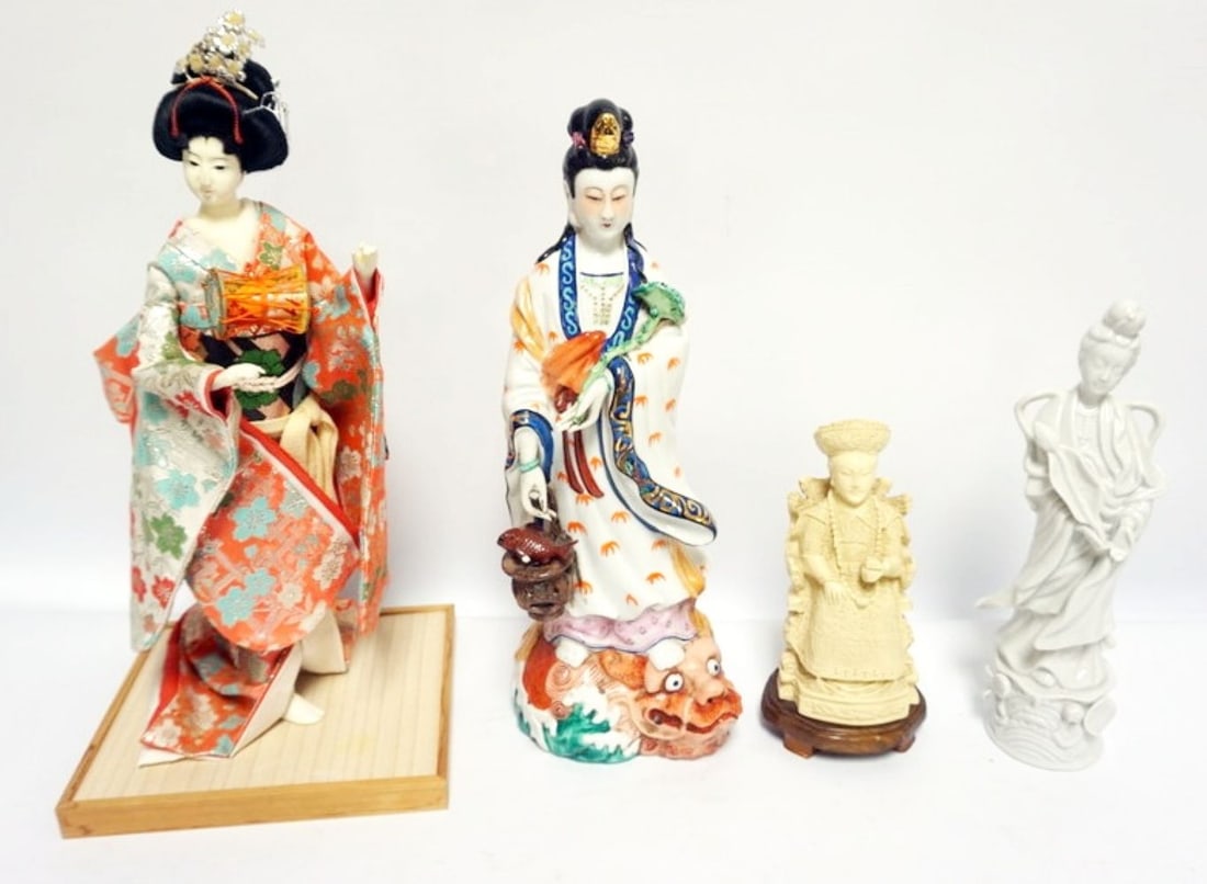 ASSORTED PORCELAIN AND COMPOSITE FIGURES (1 of 6)