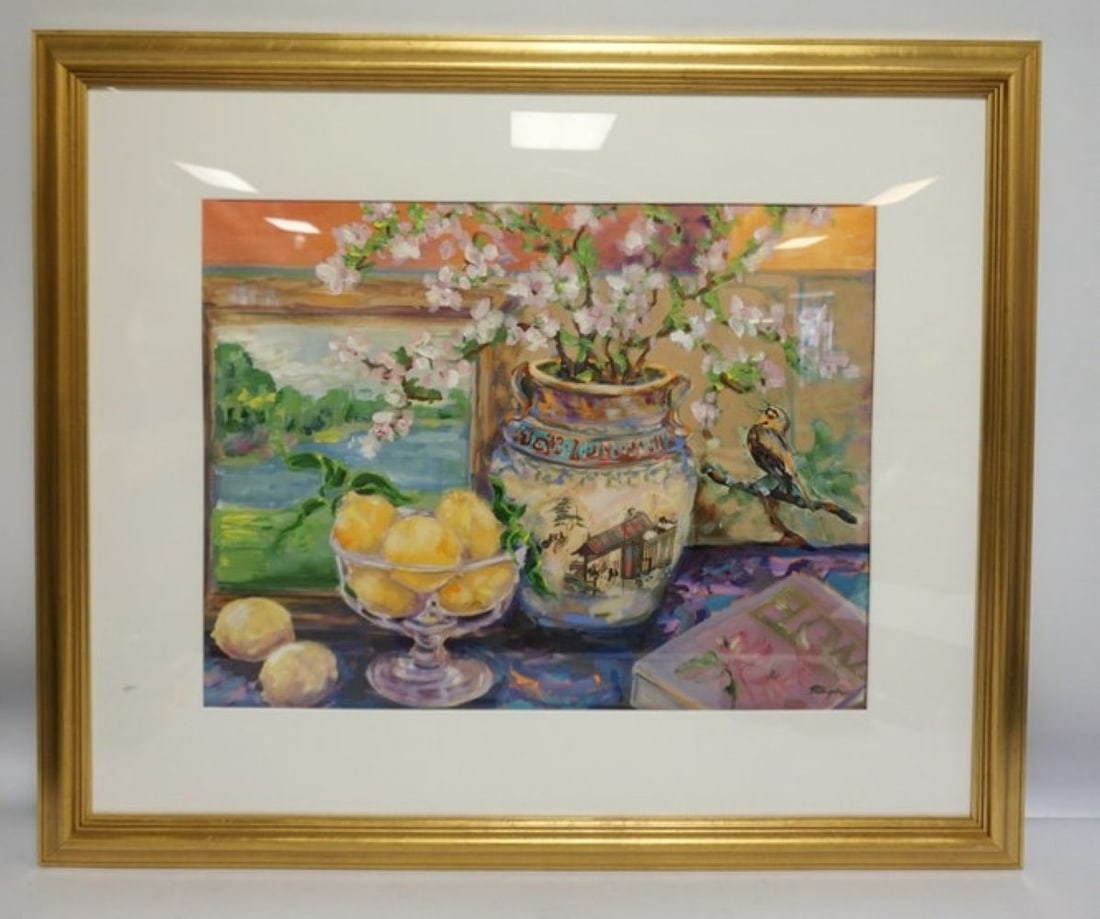 MIXED MEDIA ON SILK BY KATHERINE STEIGER (1 of 4)