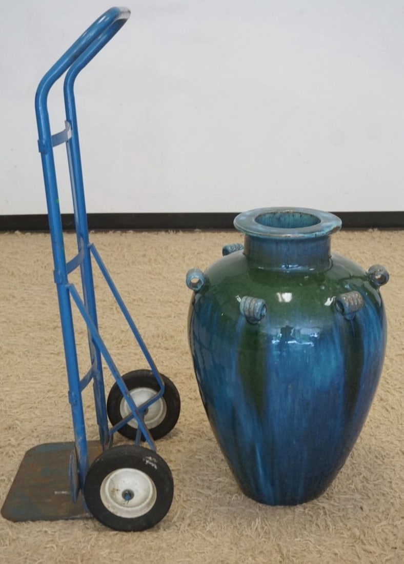 POTTERY FLOOR VASE - 3