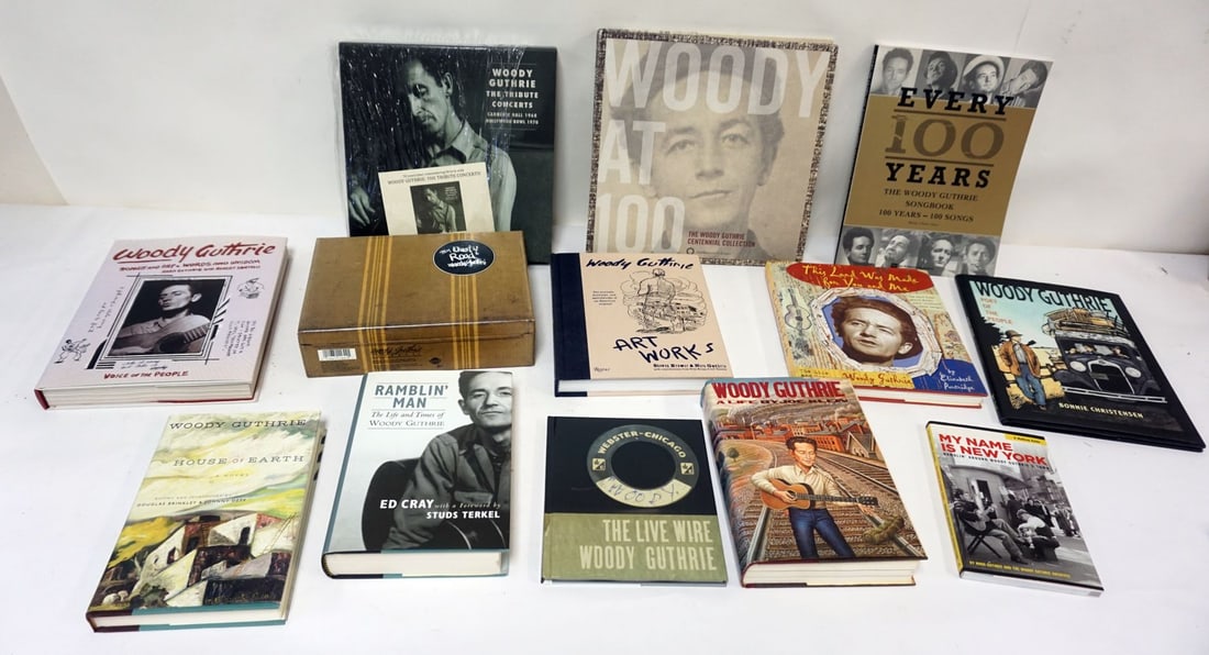 WOODY GUTHRIE BOOKS AND CDS (1 of 5)