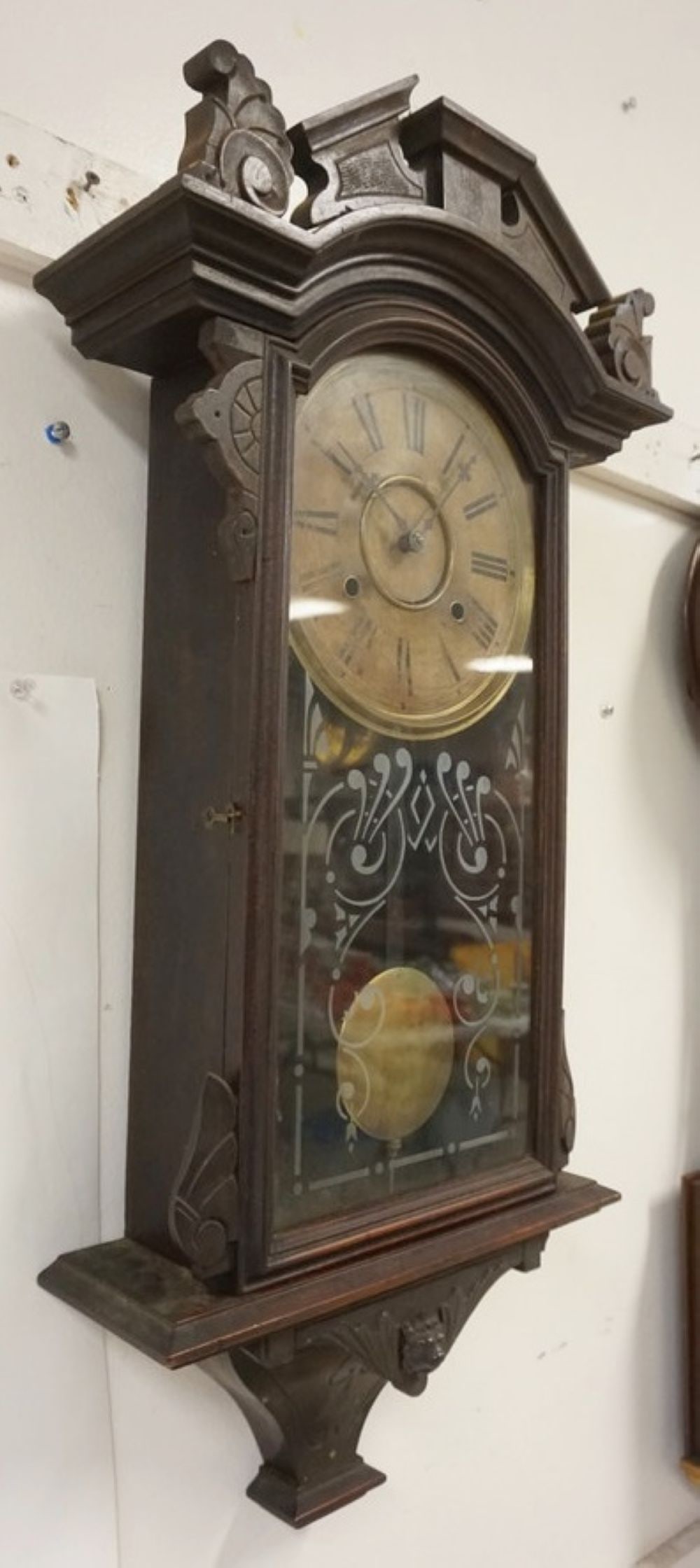 VICTORIAN WALL CLOCK - 2
