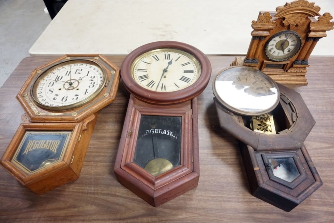ANTIQUE WALL CLOCKS (1 of 4)
