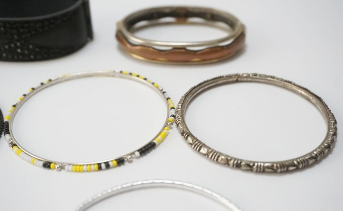 ASSORTED BANGLE BRACELETS - 2