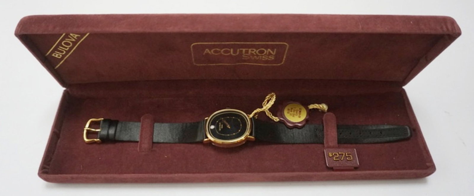 BULOVA ACCUTRON SWISS MENS WATCH: BULOVA ACCUTRON SWISS MENS WATCH NEW IN BOX