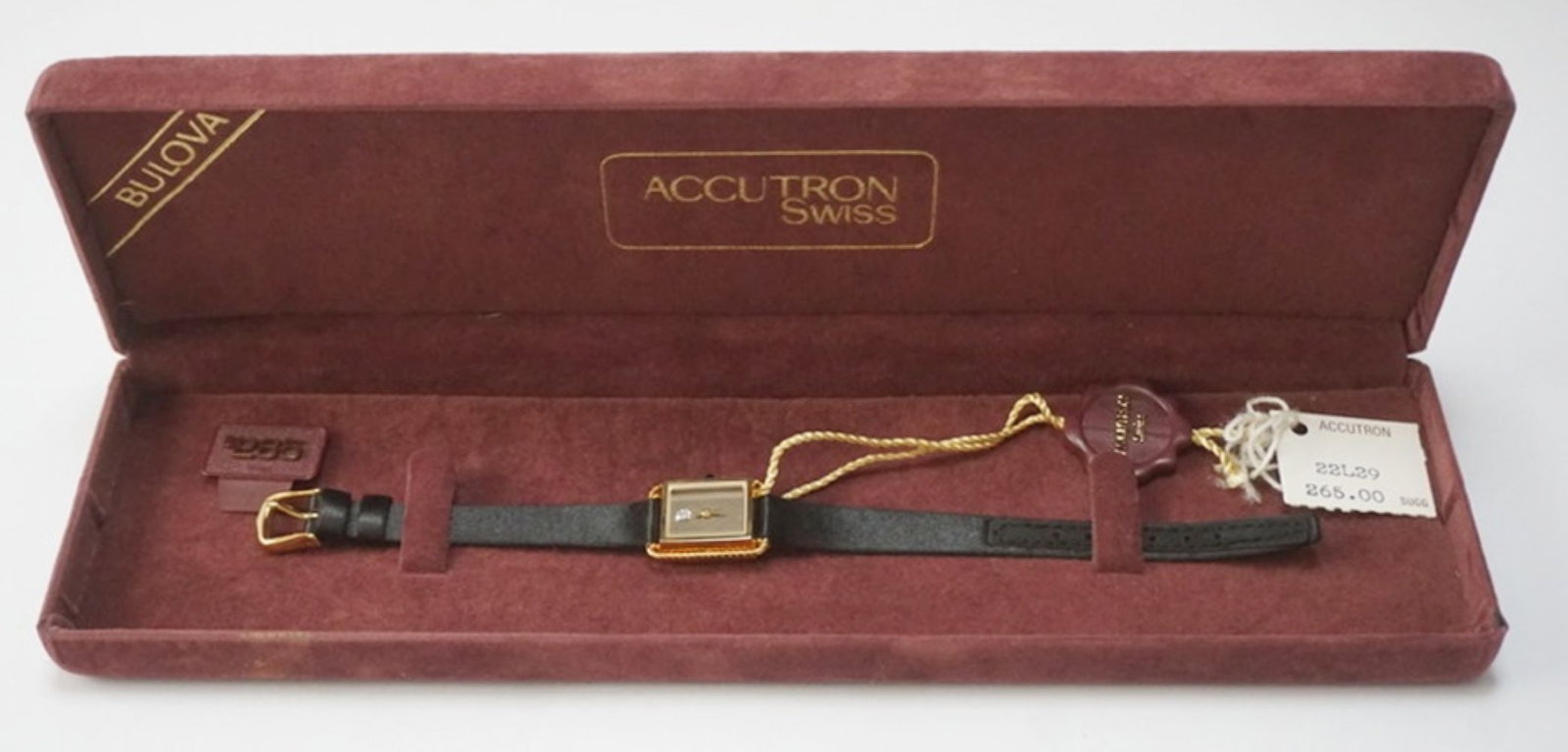 BULOVA ACCUTRON SWISS WOMENS WATCH: BULOVA ACCUTRON SWISS LADIES WATCH NEW IN BOX